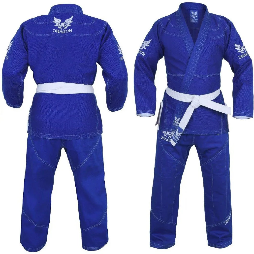 Morgan Dragon V2 450Gsm BJJ GI - IBJJF Approved - Blue