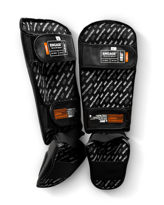 Engage W.I.P Series Shin Guards - Version 1 - Black