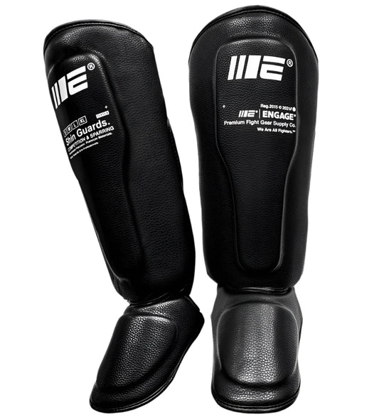 Engage W.I.P Series Shin Guards - Version 1 - Black