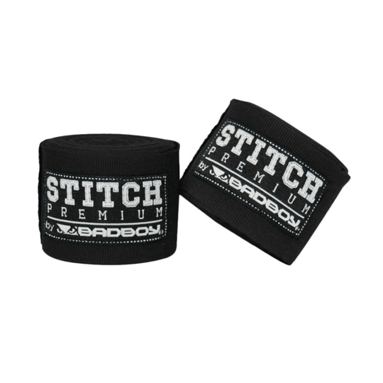 Bad Boy Stitch Premium 5m Hand Wraps Hand Wraps Bad Boy Black