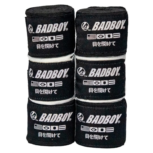 Bad Boy Omega Premium Hand Wraps (3 pack) Hand Wraps Bad Boy
