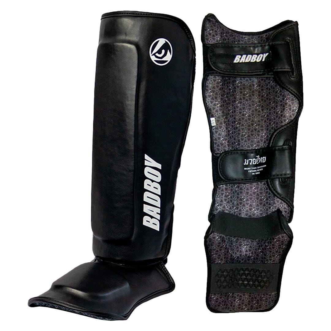 Bad Boy Omega Thai Shin Guards - Black