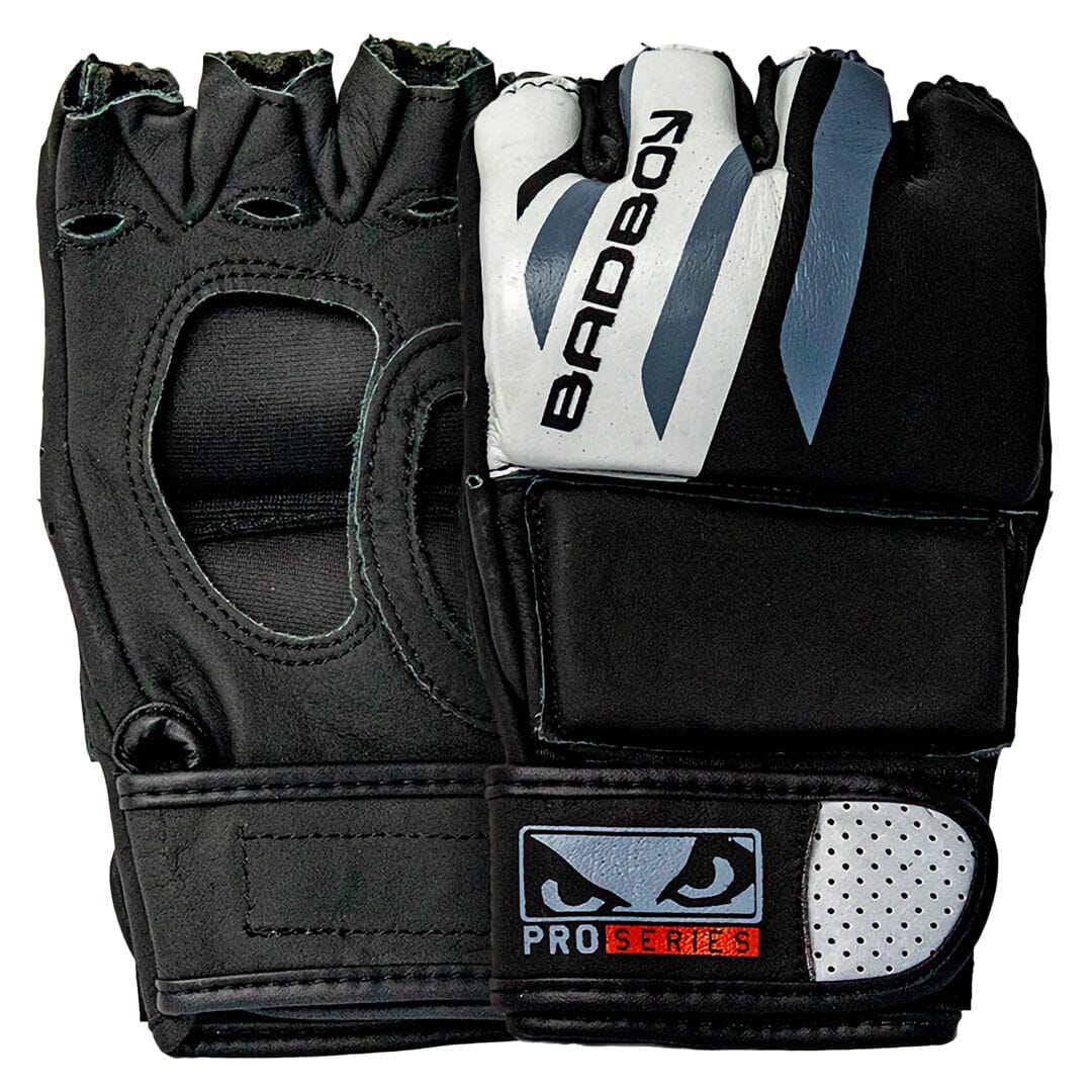 Bad Boy Pro Series Advanced MMA Gloves - 4oz - Black/White