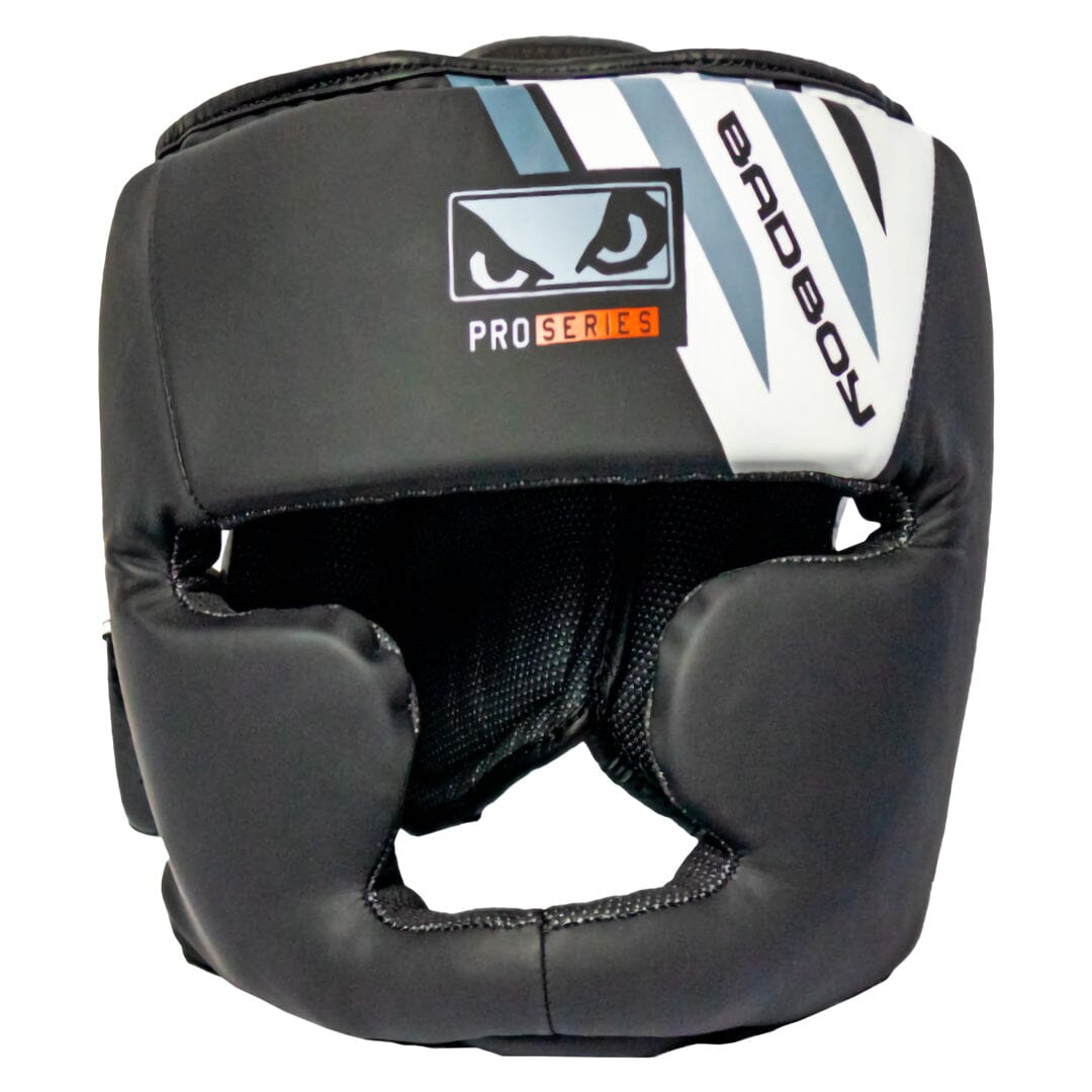 Bad Boy Pro Series Advanced Full Head Guard - Black/White