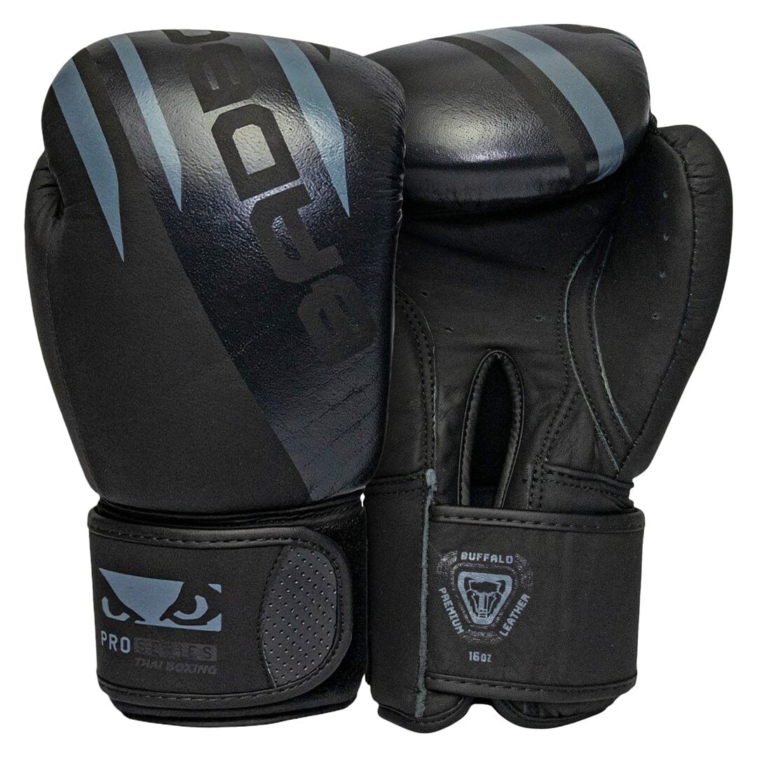 Bad Boy Pro Series Advanced Thai Gloves - Black/Grey