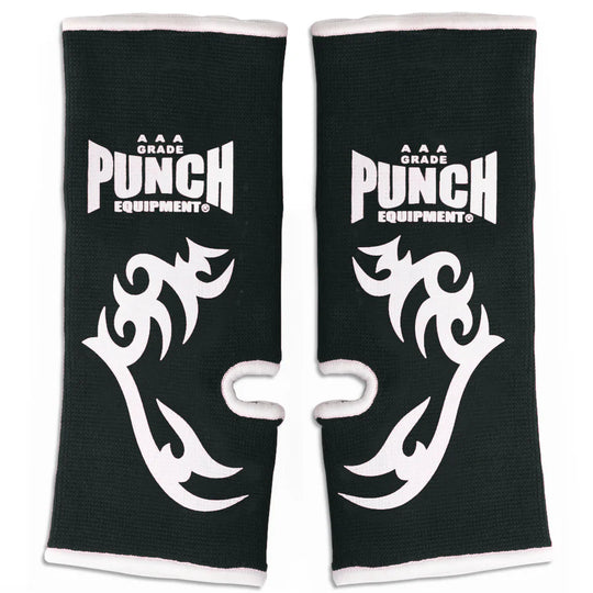 Punch Anklets - Thai Style - Tattoo Print - Black