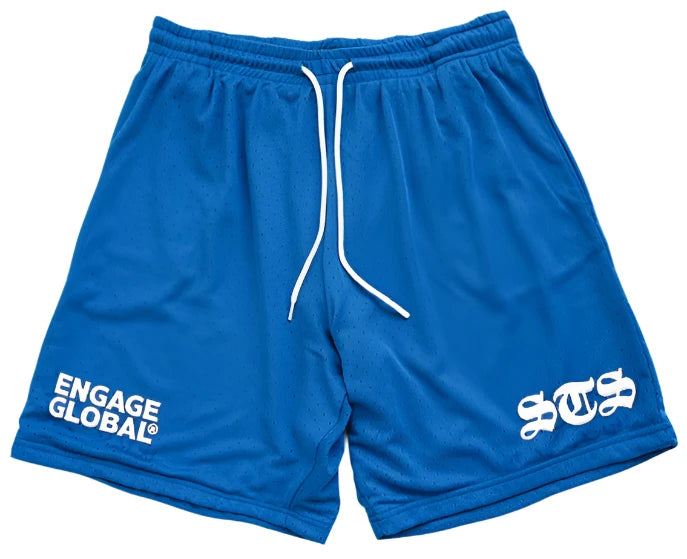 Engage Set The Standard Mesh Shorts - Blue