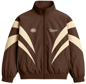 Engage Champion Mentality Track Jacket - Brown/White