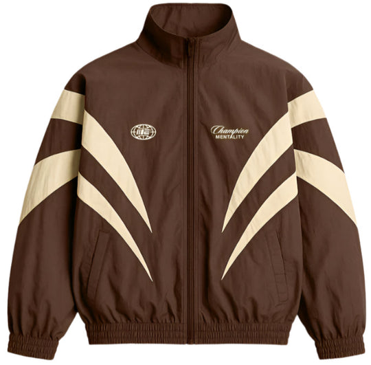 Engage Champion Mentality Track Jacket - Brown/White