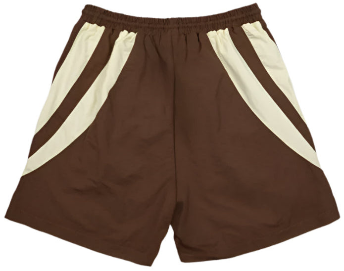 Engage Champion Mentality Track Shorts - Brown/White