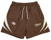 Engage Champion Mentality Track Shorts - Brown/White