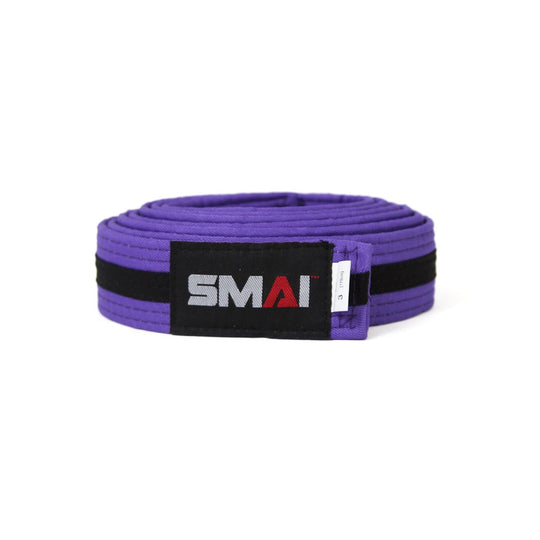 SMAI Martial Arts Belt - Black Stripe