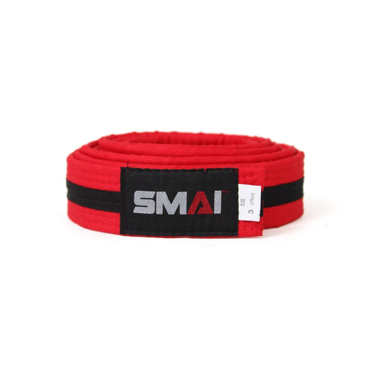 SMAI Martial Arts Belt - Black Stripe