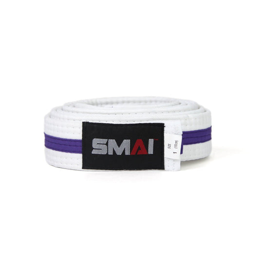 SMAI Martial Arts Belt - Coloured Stripe