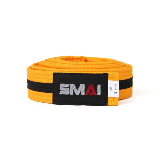 SMAI Martial Arts Belt - Black Stripe