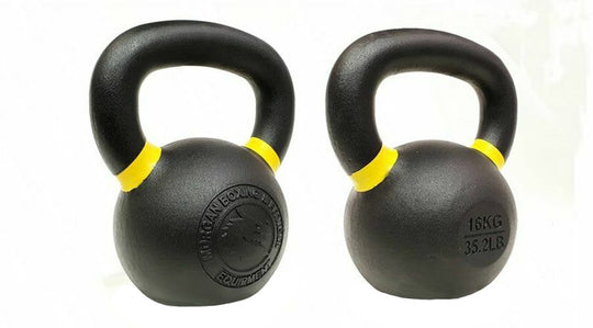 Morgan Powder Coated Kettlebell 3pcs Pack - 8kg + 12kg + 16kg