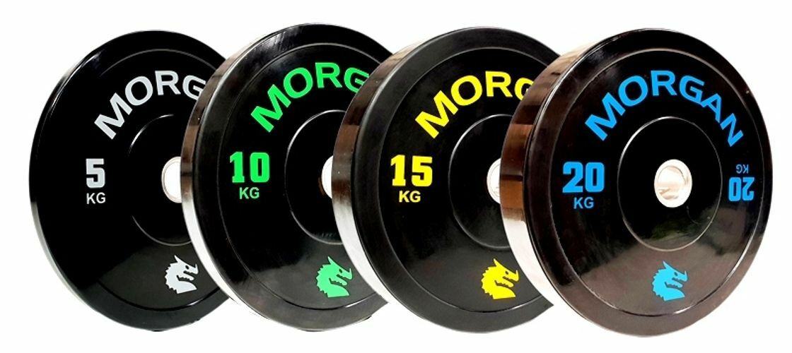 Morgan 100kg Olympic Bumper Plate Pack