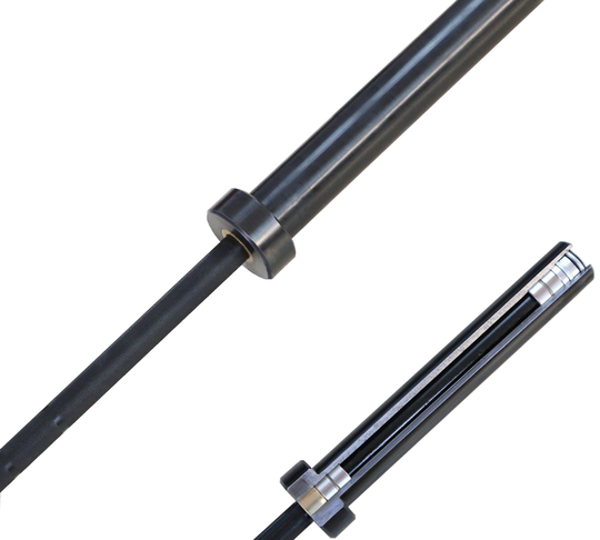 Morgan 20kg Black Harden Chrome Olympic Barbell - 680kg Max Capacity