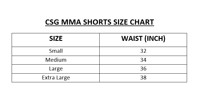 CSG MMA Shorts - Black