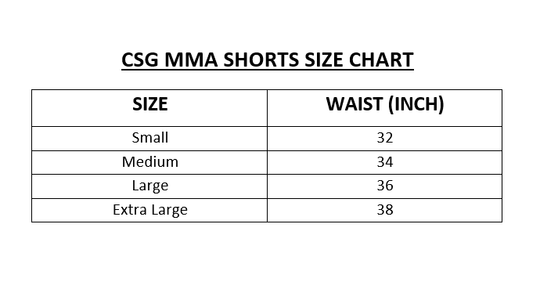 CSG MMA Shorts - Black