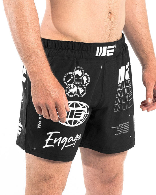 Engage Billboard MMA Hybrid Shorts - Black