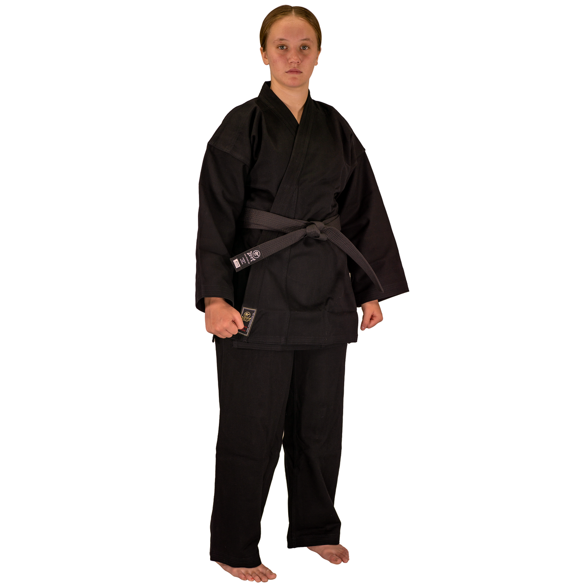 Zett Canvas Karate GI - 14 oz - Black