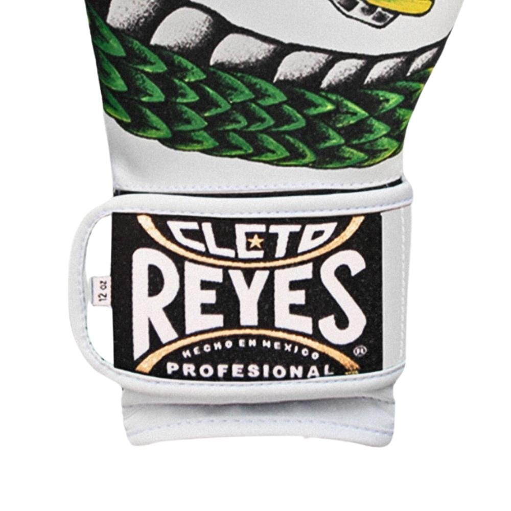 Cleto Reyes Quetzalcoatl Boxing Gloves White/Green Boxing Gloves Cleto Reyes
