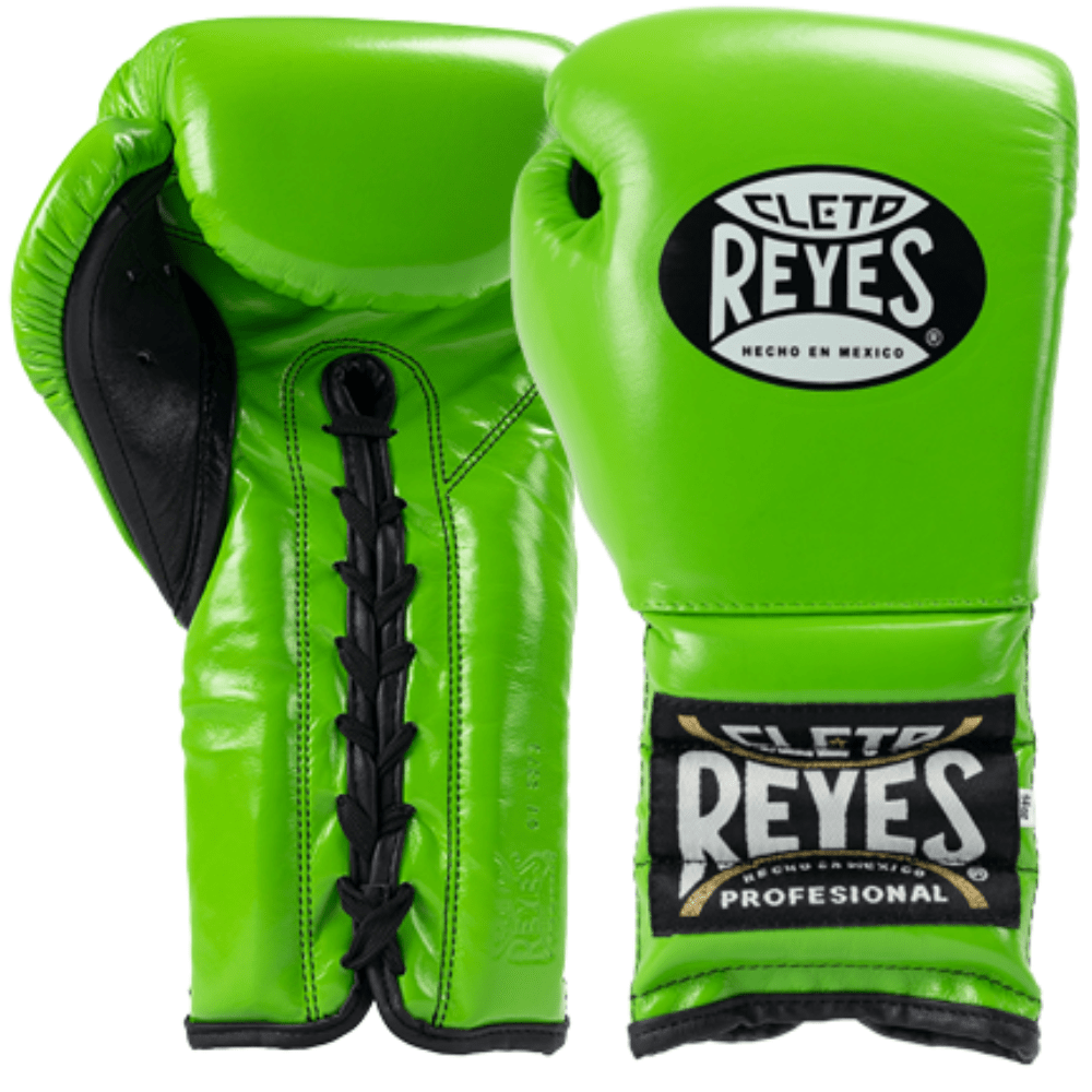 Cleto Reyes Training Boxing Gloves with Laces - Green