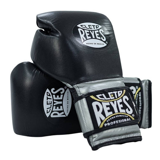 Cleto Reyes Tuxedo Boxing Gloves Black/Silver Boxing Gloves Cleto Reyes