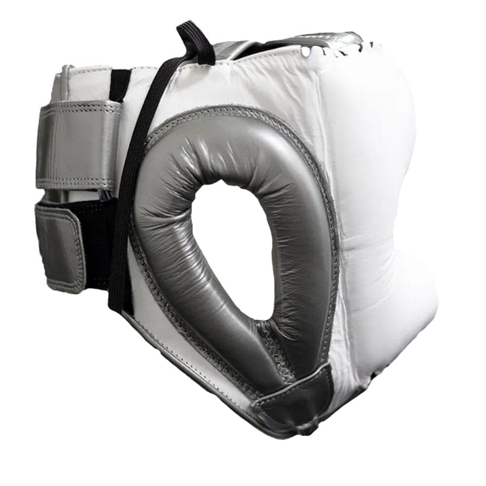 Cleto Reyes Silver Storm Traditional Head Gear White/Silver Head Guards Cleto Reyes