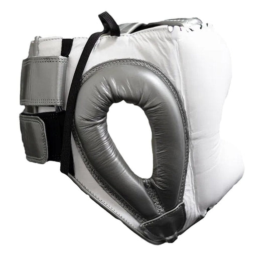 Cleto Reyes Silver Storm Traditional Head Gear White/Silver Head Guards Cleto Reyes