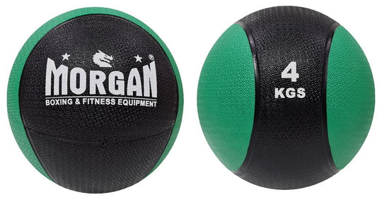 Morgan 2 tone Commercial Rubber Medicine Ball Set Of 5 - 3 + 4 + 5 + 7 + 10kg