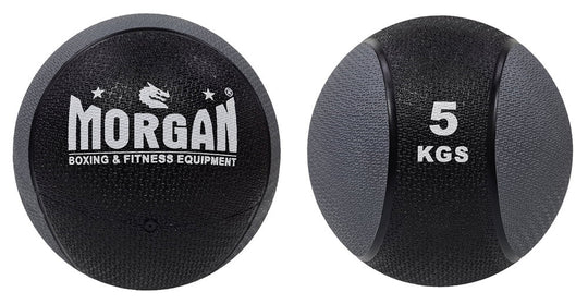 Morgan 2 tone Commercial Rubber Medicine Ball Set Of 5 - 3 + 4 + 5 + 7 + 10kg