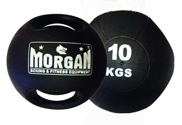 Morgan Double Handled Medicine Ball Set Of 2 - 5kg + 10kg