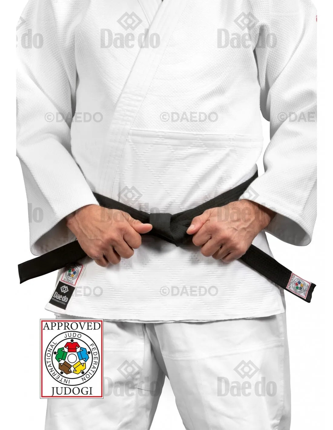 Daedo IJF Approved Judo Belt - Black