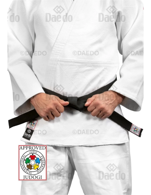 Daedo IJF Approved Judo Belt - Black