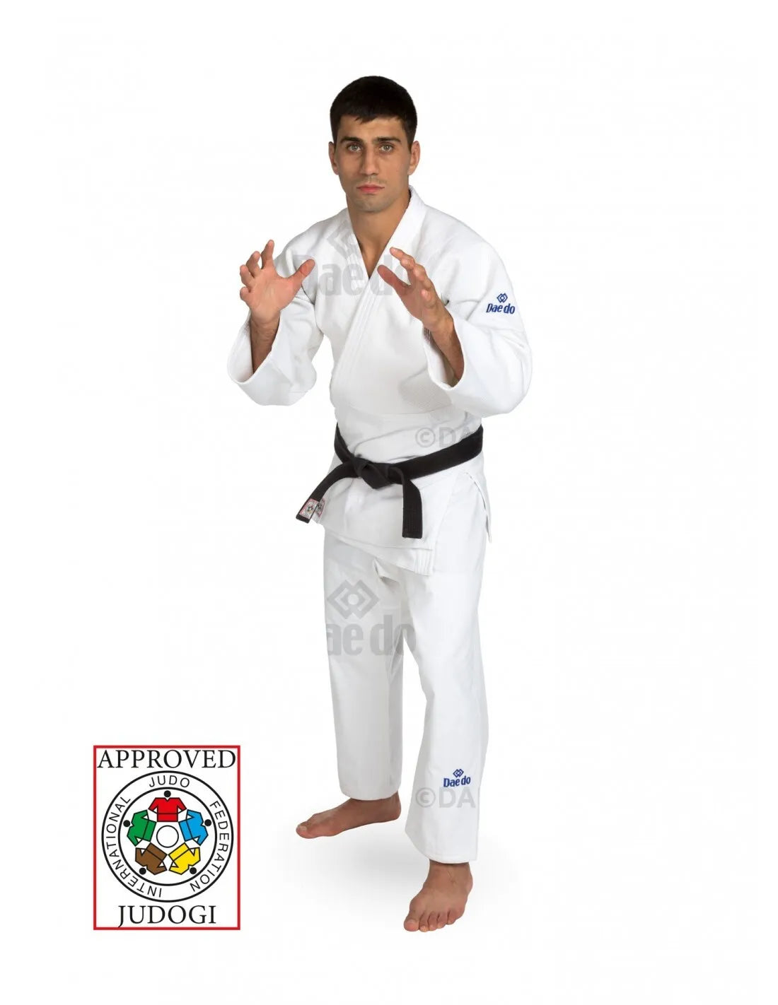 Daedo IJF Approved Slim Fit Judo GI Uniform - White