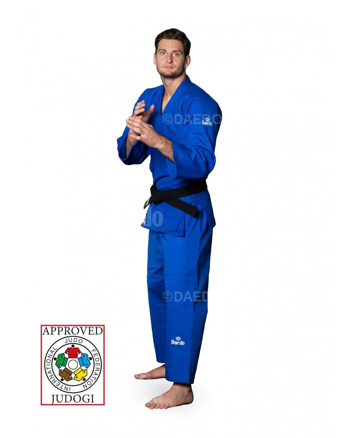 Daedo IJF Approved Slim Fit Judo GI Uniform - Blue