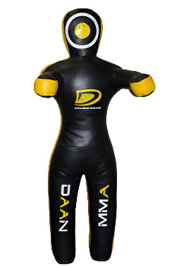 DAAN MMA Elite Grappling Dummy Premium Leather Power Partner - Yellow