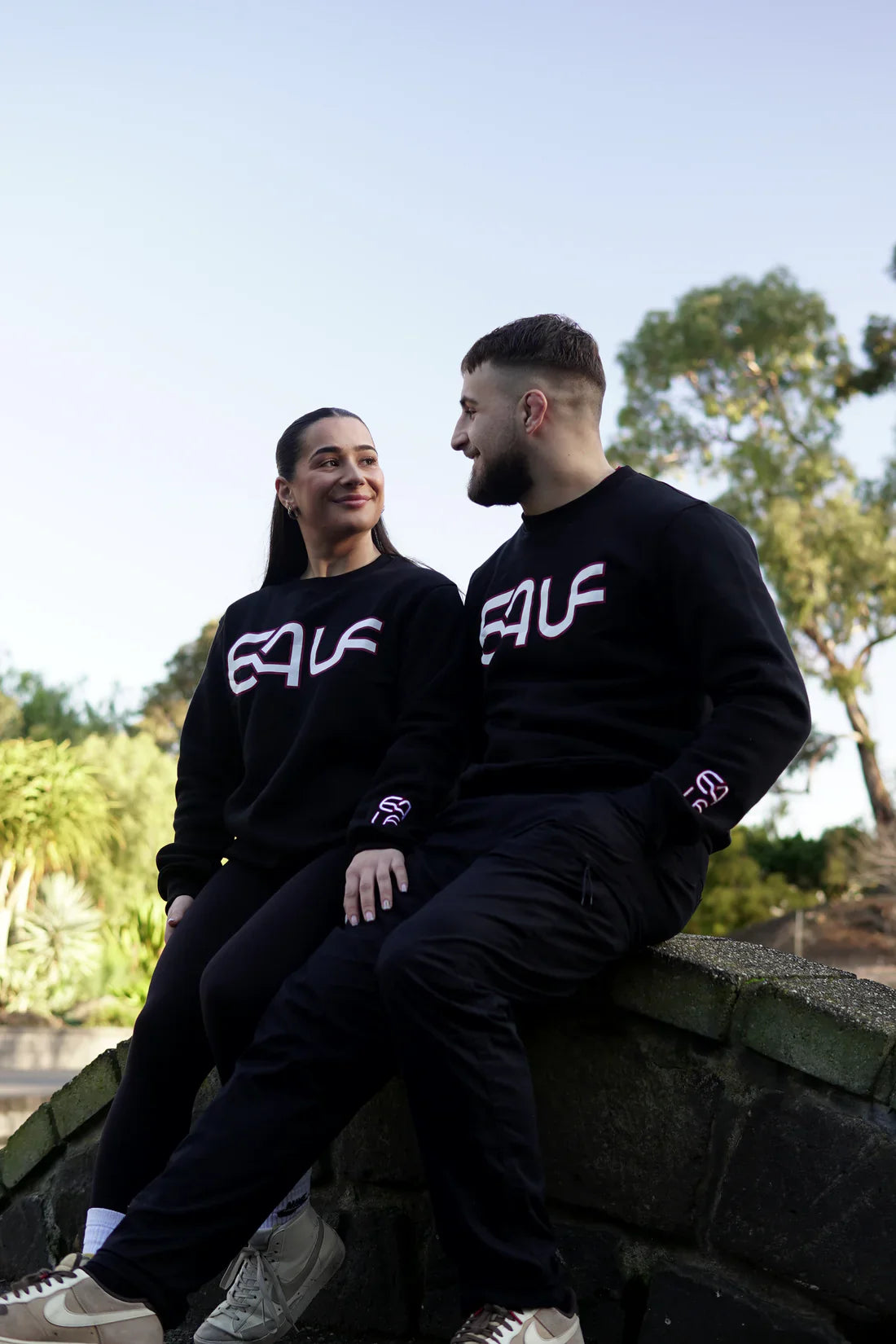 64UF Unisex Sweater - Black