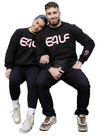 64UF Unisex Sweater - Black