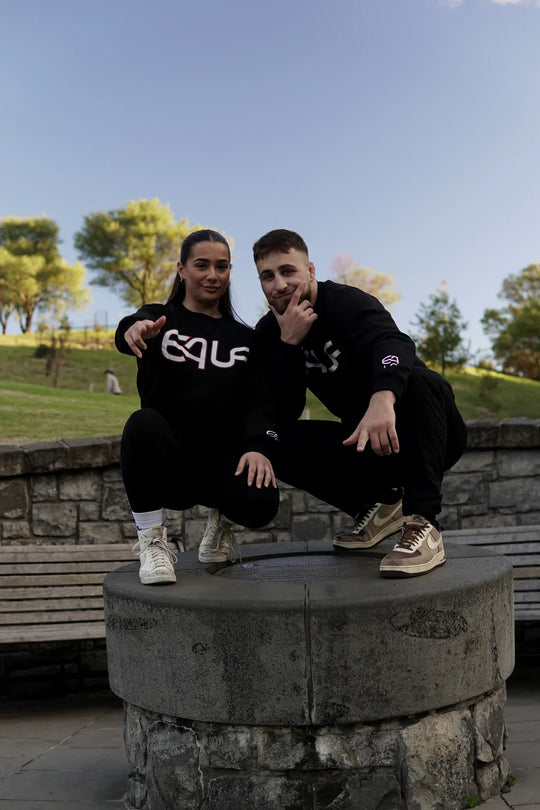 64UF Unisex Sweater - Black