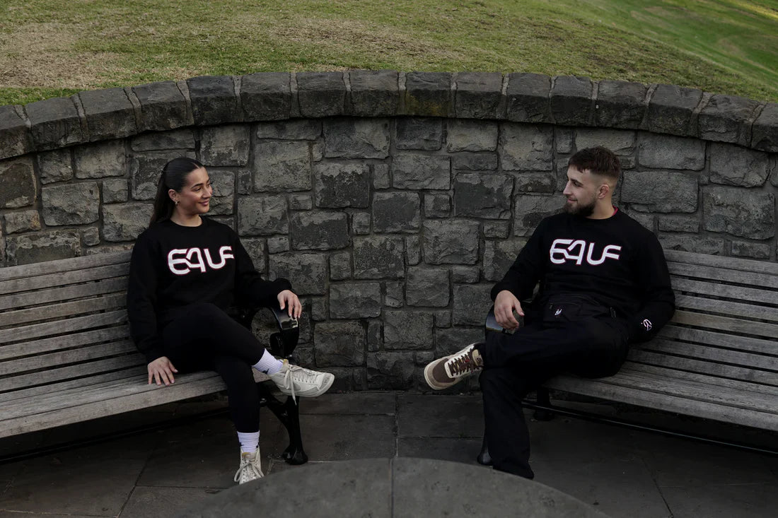 64UF Unisex Sweater - Black
