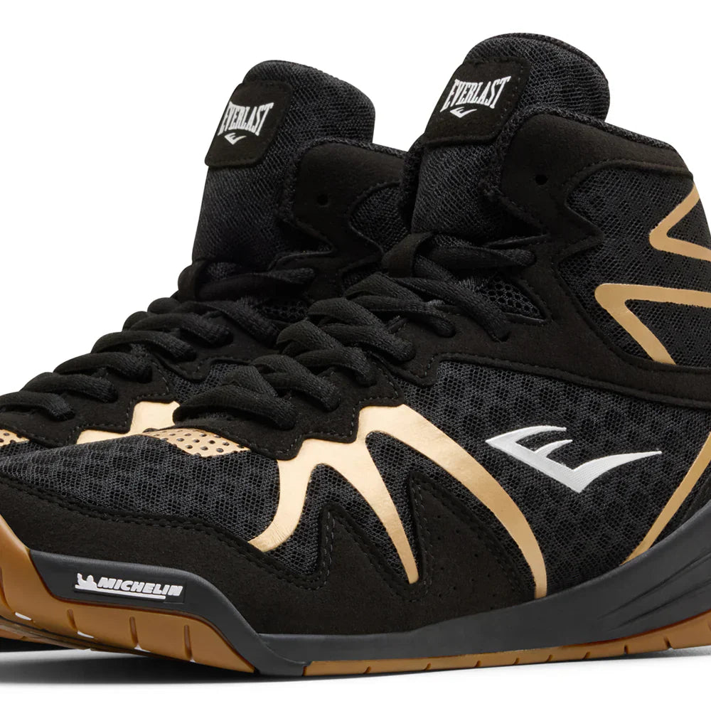 Everlast Pivt Boxing Boots - Black/Gold