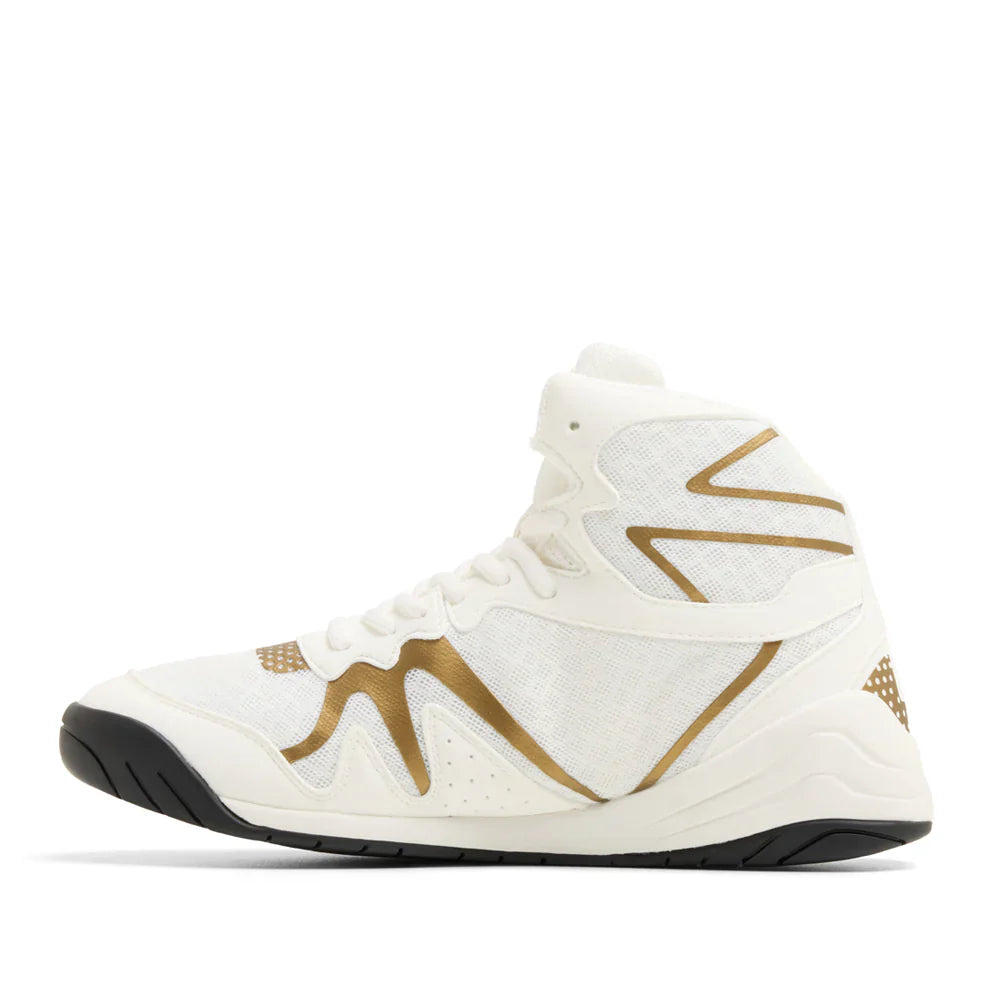 Everlast Pivt Boxing Boots - White/Gold