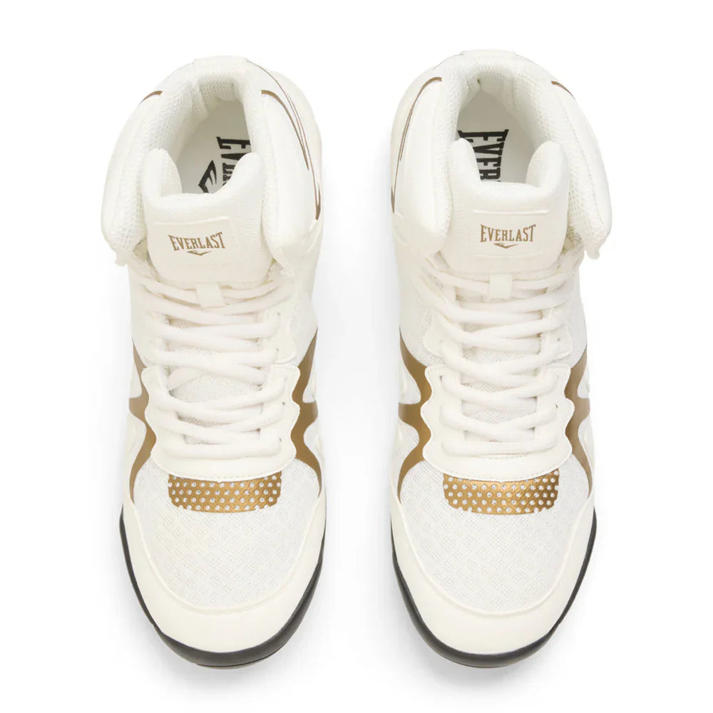Everlast Pivt Boxing Boots - White/Gold