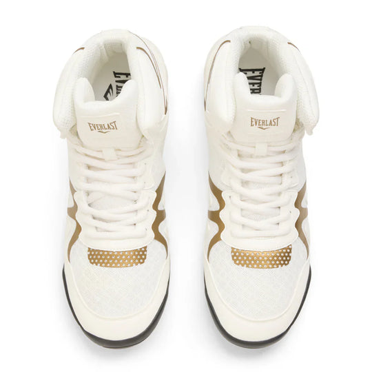 Everlast Pivt Boxing Boots - White/Gold