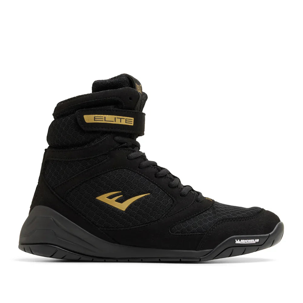 Everlast Elite2 Pro Hi-Top Boxing Boots - Black/Gold