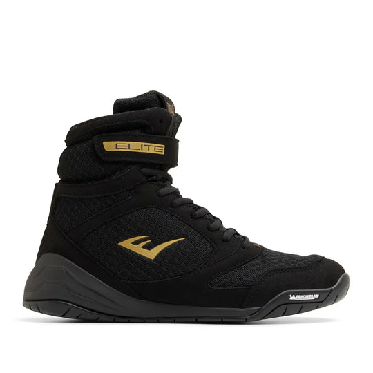 Everlast Elite2 Pro Hi-Top Boxing Boots - Black/Gold