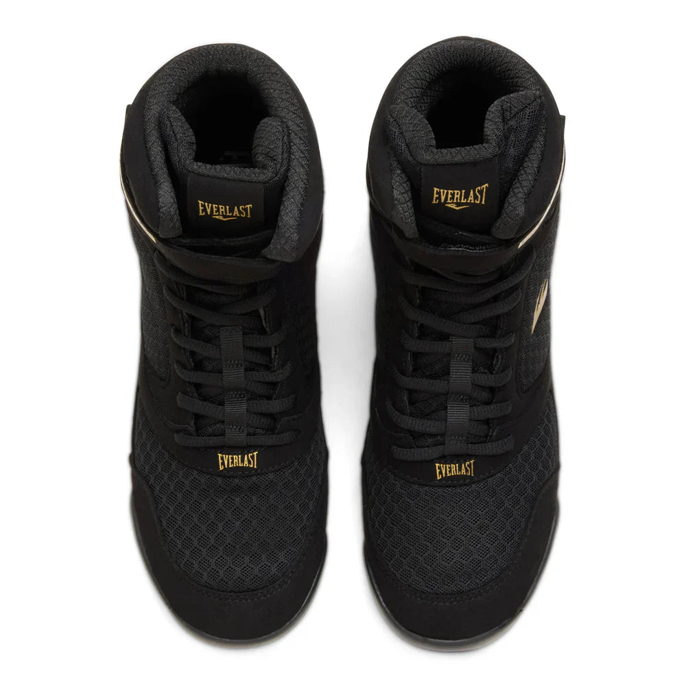 Everlast Elite2 Pro Hi-Top Boxing Boots - Black/Gold